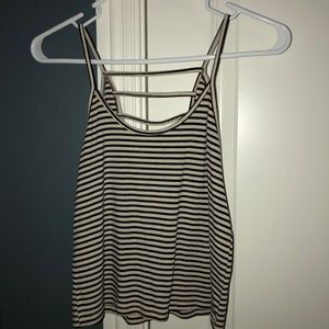 stripped crop top